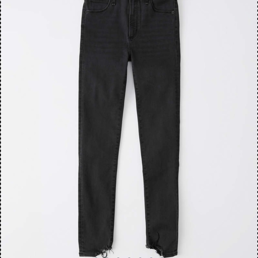 High rise super skinny ankle jeans A&F